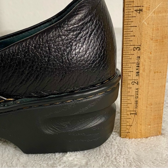 Born Black Pebbled Leather Clogs Women’s Size 7.5 - Picture 8 of 11